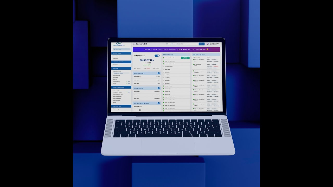 Human Resource Management || Django || Python || Redis || SCSS || Vuejs ...