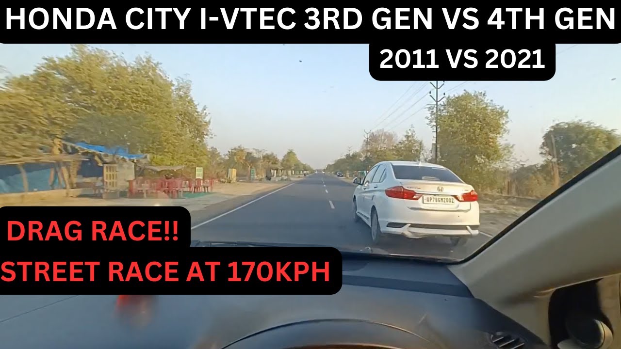 HONDA CITY I-VTEC 3RD GEN VS 4TH GEN | DRAG RACE & STREET RACE | 