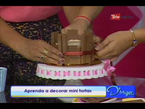 Aprenda a decorar mini tortas