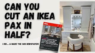 IKEA Pax  Can You Cut One In Half? (I DID and made The Sun Newspaper) GLOW STATION