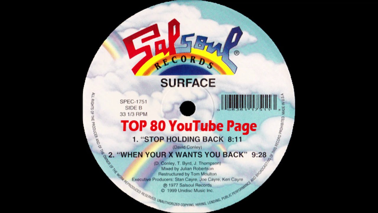 Surface - When Your X Wants You Back (A Tom Moulton Restructure Extended Version)