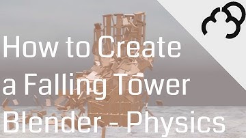 Blender Beginner - Create a Falling Tower - Physics simulation