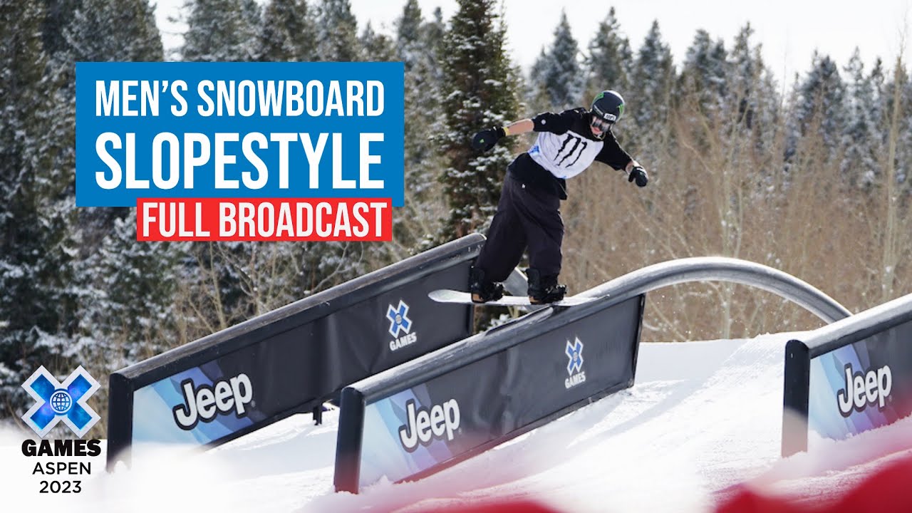 Jeep Mens Snowboard Slopestyle FULL COMPETITION X Games Aspen 2023