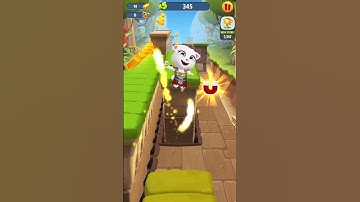 Talking Tom Gold Run Funny Fails Android ios gameplay #talkingtom #shortfeed #shorts