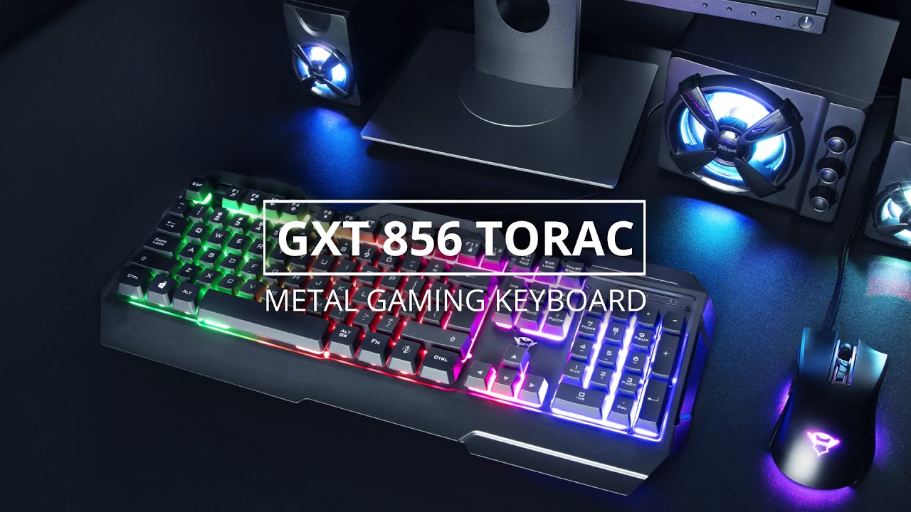 Trust.com - Metallene Gaming-Tastatur