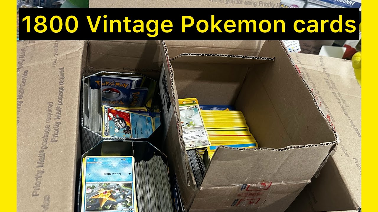I Bought These Vintage Pokemon Cards Extremely Cheap!