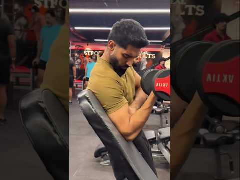 Parmish Verma 💪🔥🔥 Gym Workout Check Kar Pump Hunde Dolle Check Kar #parmishverma #gym #video #shorts