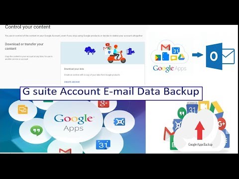 Hoe om te G suite Account E-mails Data Backup. (Engelse versie)