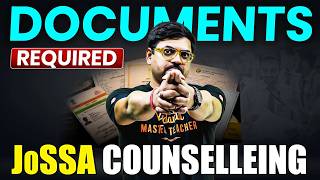 Make These Documents Ready Before JOSAA Counselling Starts | JEE 2026 | Harsh Sir