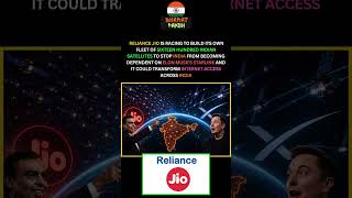 Reliance Jio plans 1,650-satellite LEO network for broadband services #starlink #reliancejio #india
