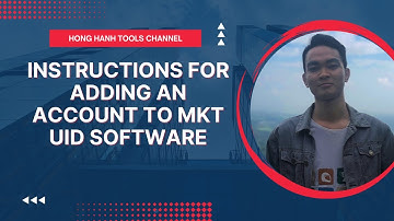 Instructions For Adding An Account To MKT UID Software