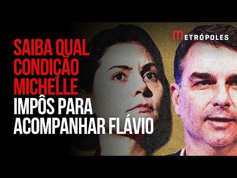 A condição de Michelle para viajar com Flávio na campanha do 2º turno