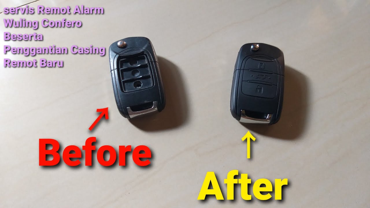 Servis Remot Wuling Confero & Cara Ganti Casing Baru