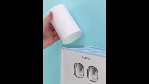 Bộ nhả kem đánh răng thông minh Ecoco