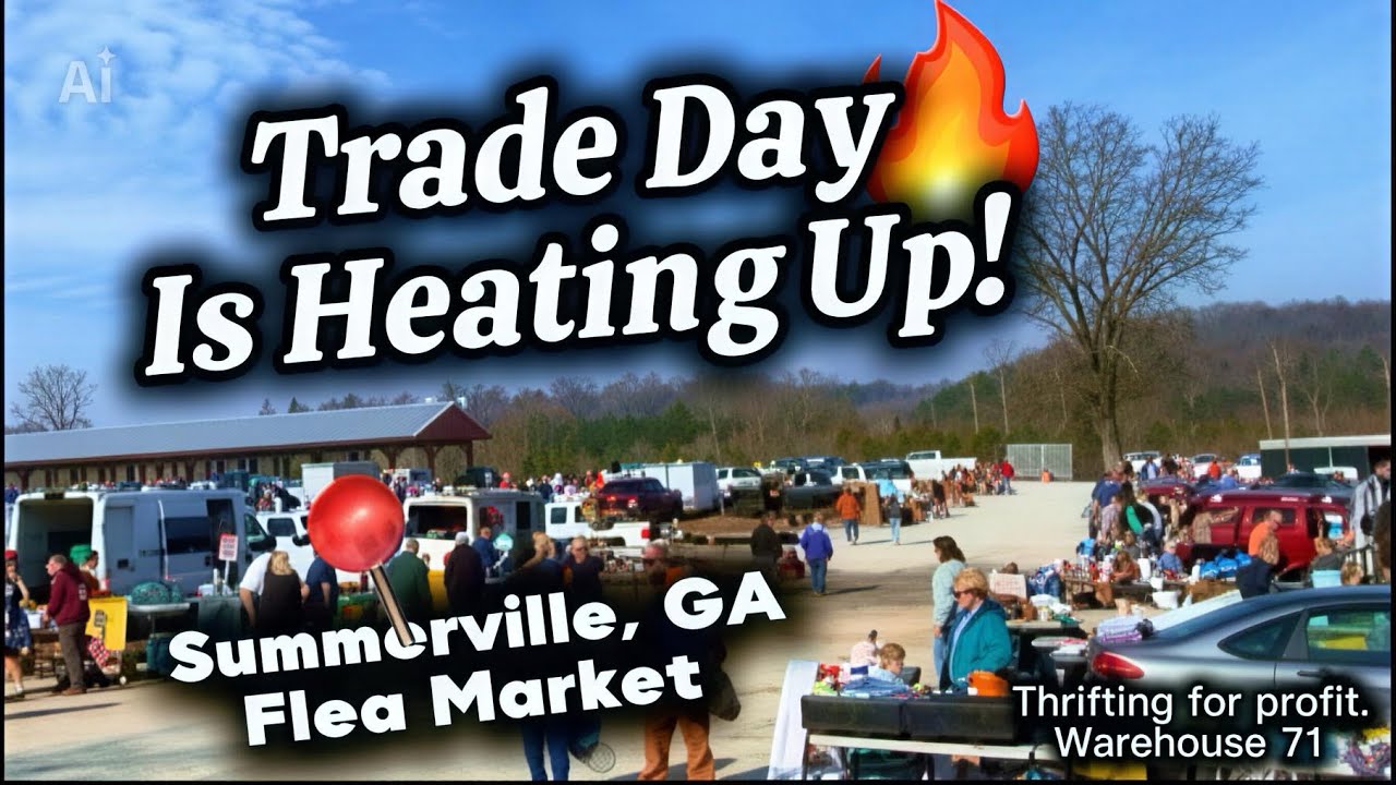 Trade Day Is Heating Up in Summerville, GA! Thrifting Finds & Profitable Picks!