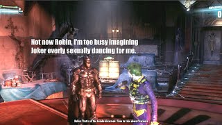 Joker being kinda sus (Arkham Knight)