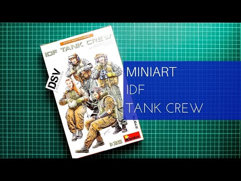 Video: MiniArt 37076 IDF tanková posádka (1/35)