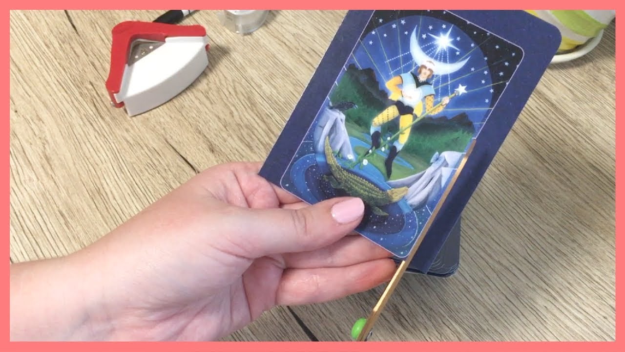 trængsler Afvige Rejsende købmand How to Trim and Edge Your Tarot Deck | Step By Step Walkthrough of  Modifying The Star Tarot - YouTube