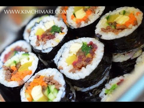 Gimbap - Korean Seaweed Rice Roll