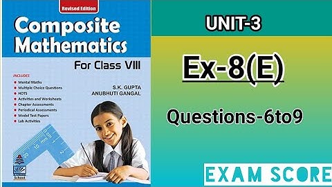 composite mathematics class 8 || percentage and it