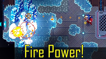 CrossCode Gameplay Part 29 (Fire Attacks!)