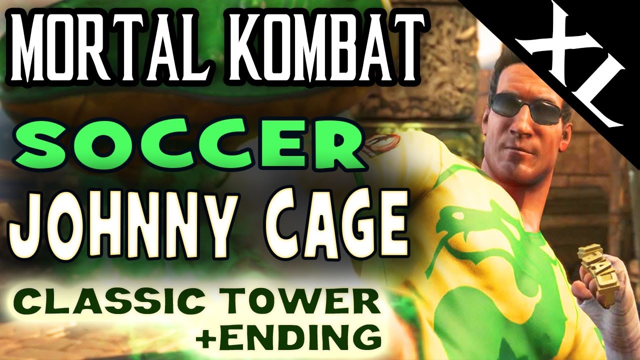 starinsky mkx MK XL. Fisticuffs Johnny Cage (Soccer). Klassic Tower and story ending! (Full HD 1080p)