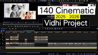 140 Cinematic Vidhi Project 2025-26 || Edius Open Data #editing