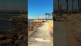 🌅 Salou Beach Sunset | The Most Beautiful City in Spain 🇪🇸 | Spain TV Punjabi  #costadorada