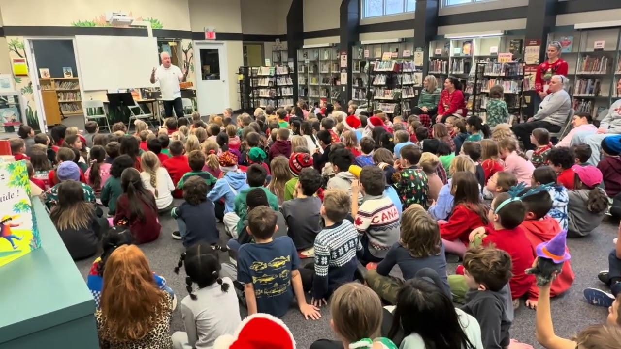 A packed house of kids