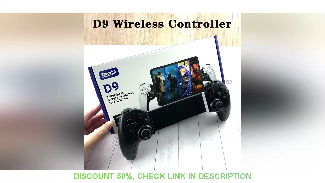 Alça sem fio para jogo de switch Joystick de alongamento azul-dente Android IOS Gamepad controlador