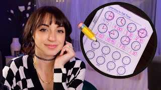 ASMR | Filling Out Classroom Worksheets in Soft Plastic Sleeves screenshot 3