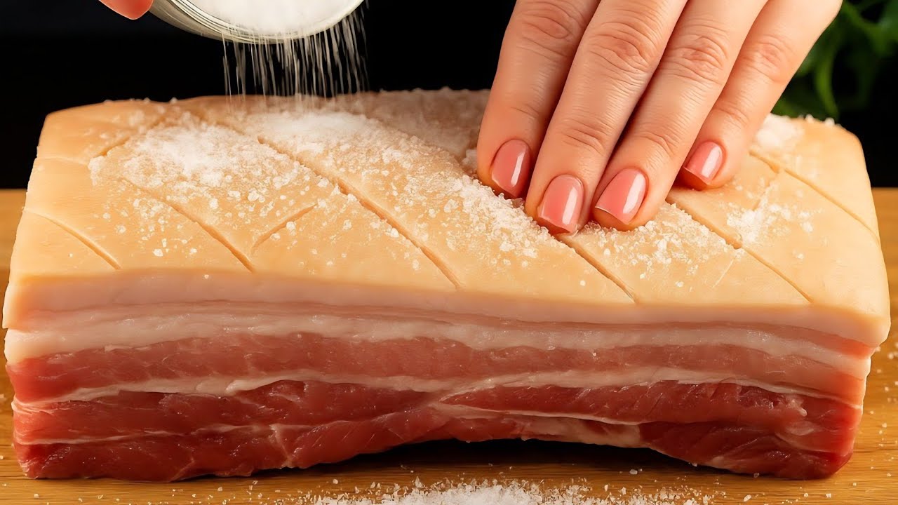 So gelingt knuspriger Schweinebauch – besser als im Restaurant! Einfach und lecker 😋