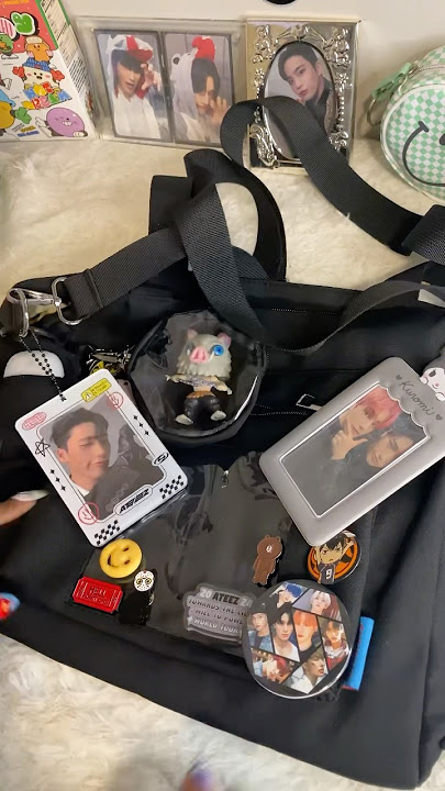 deco my new kpop bag! #kpop #kpopreels #ateez #kpopphotocard