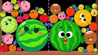 Merge Fruit 3D vs Suika.io - Sweet Merge Fruit Game, Fruit Merge Chaos, ASMR Gameplay! screenshot 4