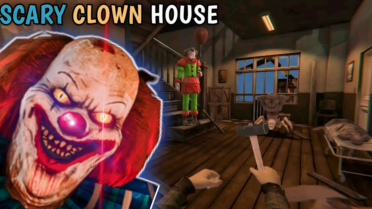 😱Scary Clown House Rescue My Girlfriend👩 Horror Clown Game in Android