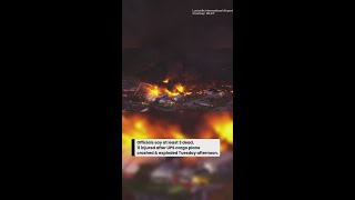 UPS plane crashes near Louisville airport: At least 3 dead, 11 injured