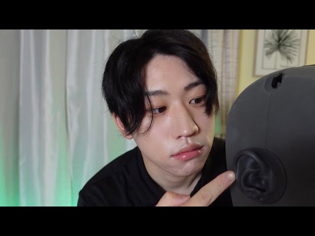 【ASMR】KU100｜Whispers & Tapping by Your Ears – Drift Into a Dream⭐️😪　囁きとタッピングで気づいたら夢の中⭐️💤