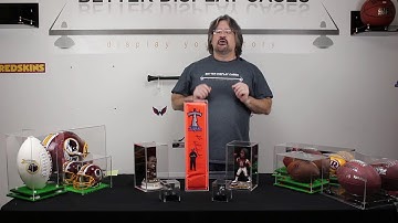 Display your Football Memorabilia | Pylon - Bobblehead - Championship Ring