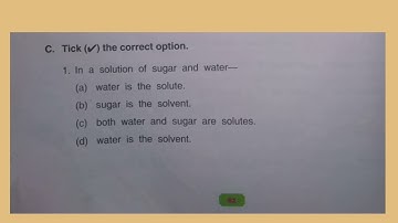 DAV Class-5 (My Living World) Science Ch-8 Properties of Water Part-3 Book Exercises