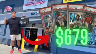 Cashed Out at the Burbank Cards Hobby Shop!