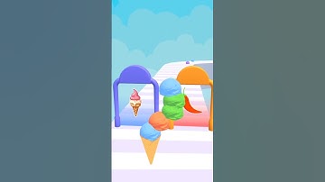 Stacky Ice Cream Runner🍦Lvl-11 | Fun & SatisFying lce Cream Game #shorts