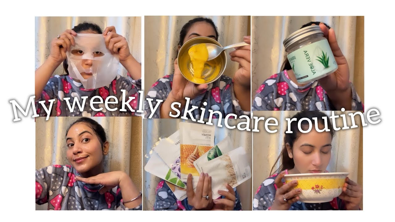 My Weekly Skincare Routine for Clear & Glowing Skin #weekly #skincare # ...