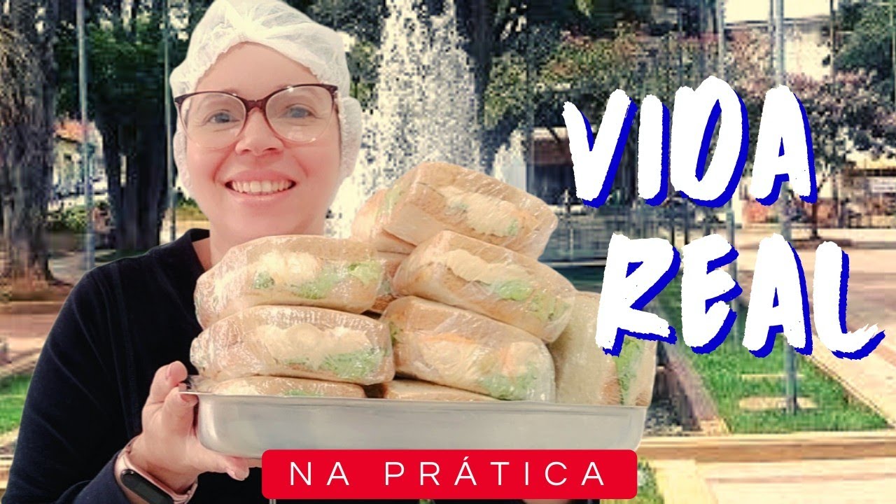 Falar, até papagaio fala! 😂 Fui para as ruas vender SANDUÍCHE Natural.