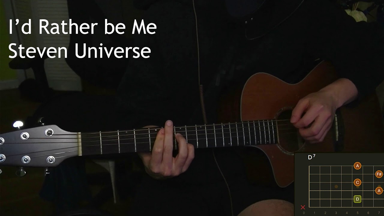 I'd rather be me - Steven Universe Guitar Tutorial