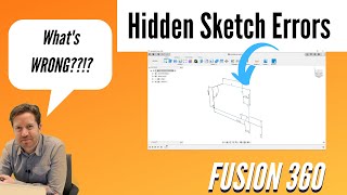 Fusion 360 errors in a sketch (How To Fix Them Quickly)