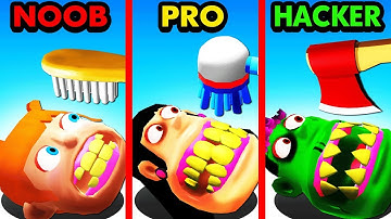 NOOB vs PRO vs HACKER TEETH RUNNER