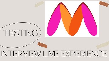 Myntra Testing Interview Experience   Real Time Interview Questions and Answers #Myntra #Interview
