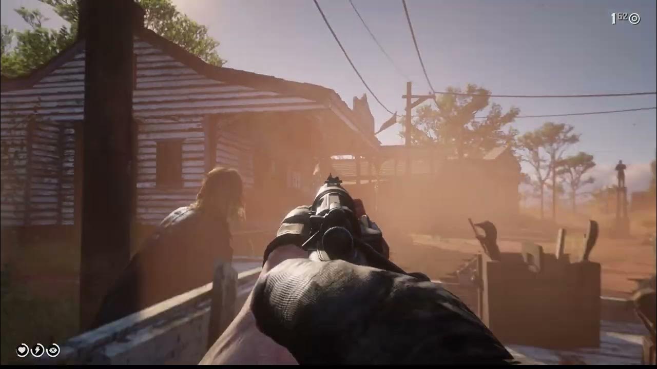 RDR2 A Short Walk In A Pretty Town Realistic Version (First Person, Iron Sights, No Deadeye, No