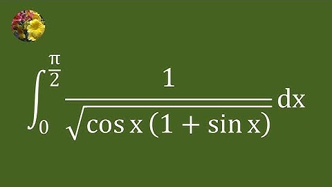 3rd method to evaluate the definite integral using algebraic manipulation (Mis-3209AA)