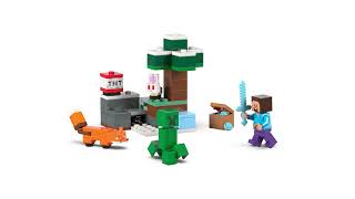 LEGO Minecraft Steve's Taiga Adventure Construction Set 21583